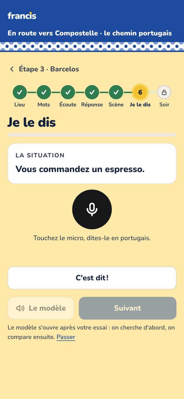 Je le dis : le micro
