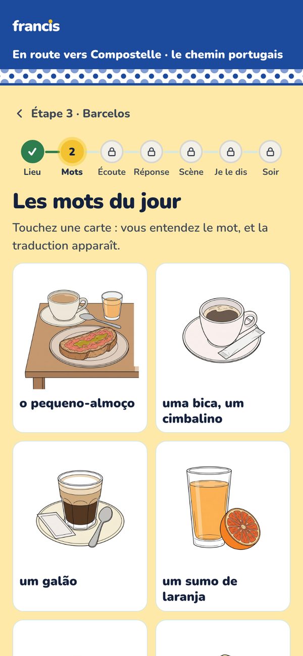 Les mots du jour : des cartes dessinées