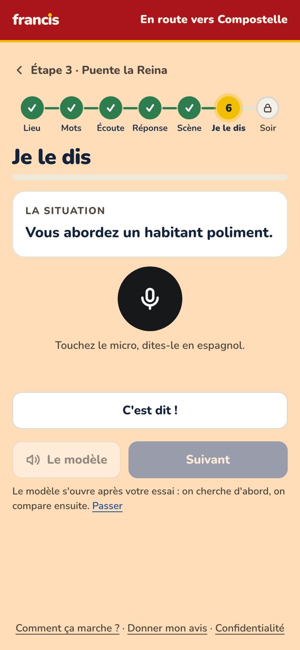 Je le dis : le micro