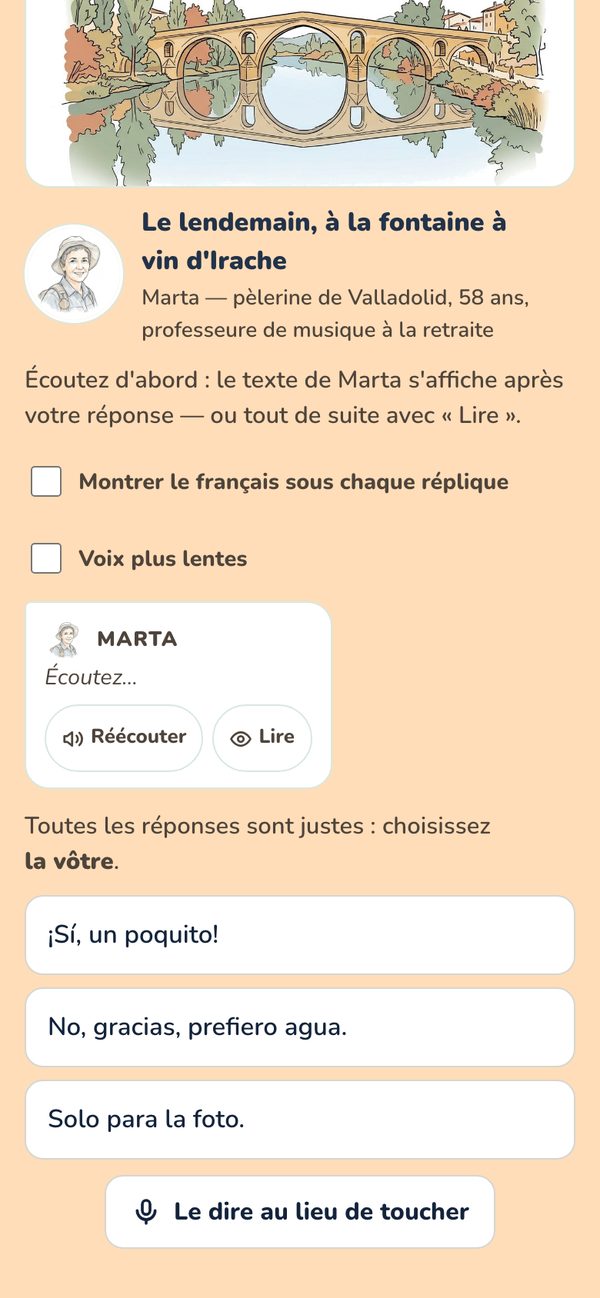 Le soir, avec Marta