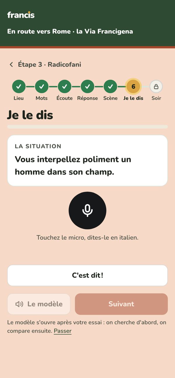 Je le dis : le micro
