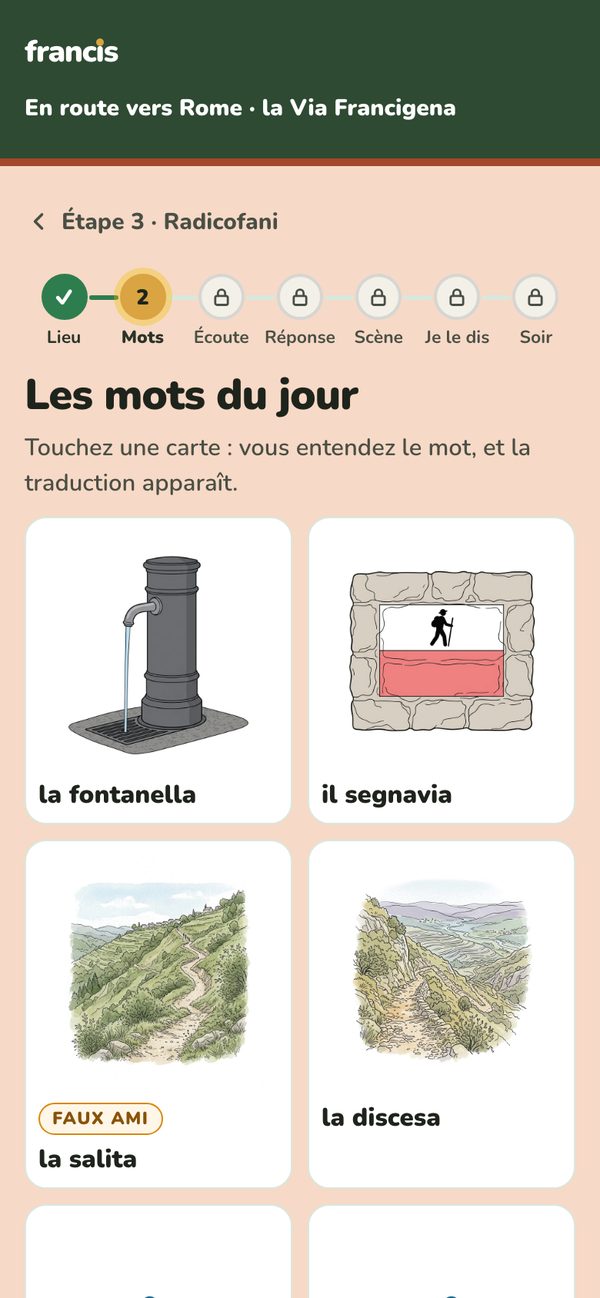 Les mots du jour : des cartes dessinées