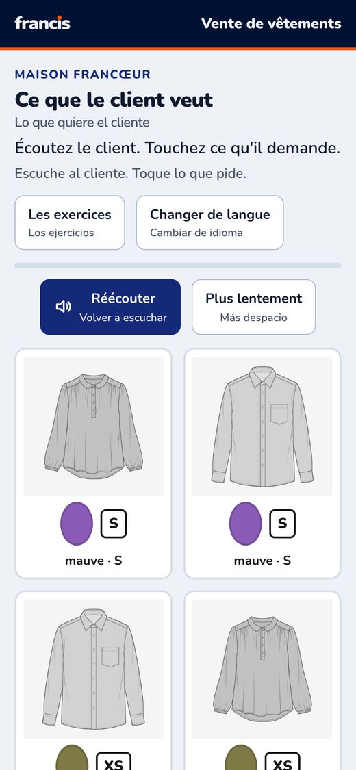 Ce que le client veut