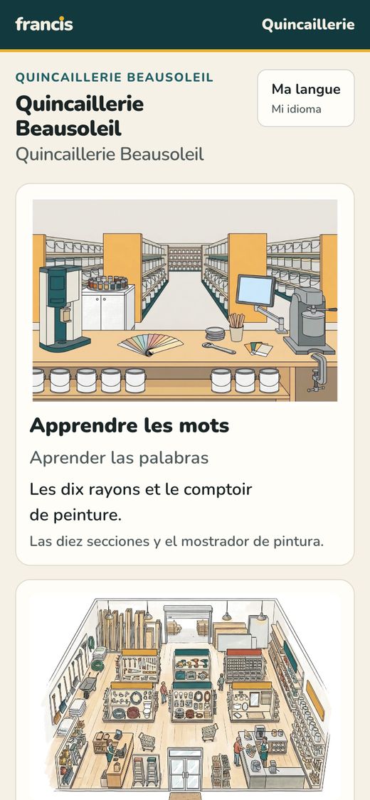 Onze langues d'appui
