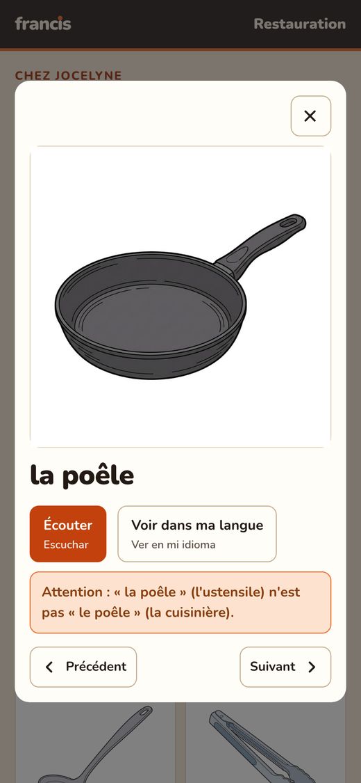 La fiche du mot